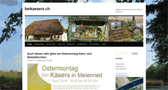 Desktop Screenshot of beikaesers.ch